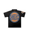 New York Knicks "Big Logo" Traditional Barber Jacket - Illuzien