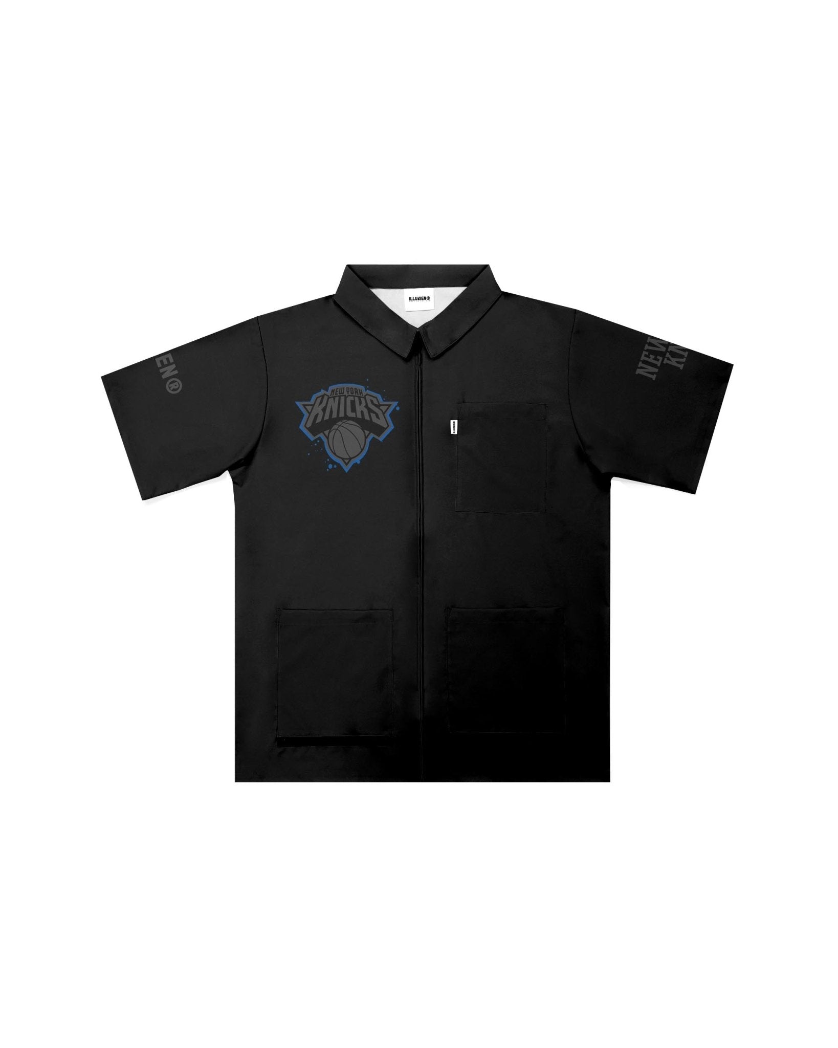 New York Knicks Night Vision Traditional Barber Jacket - Illuzien