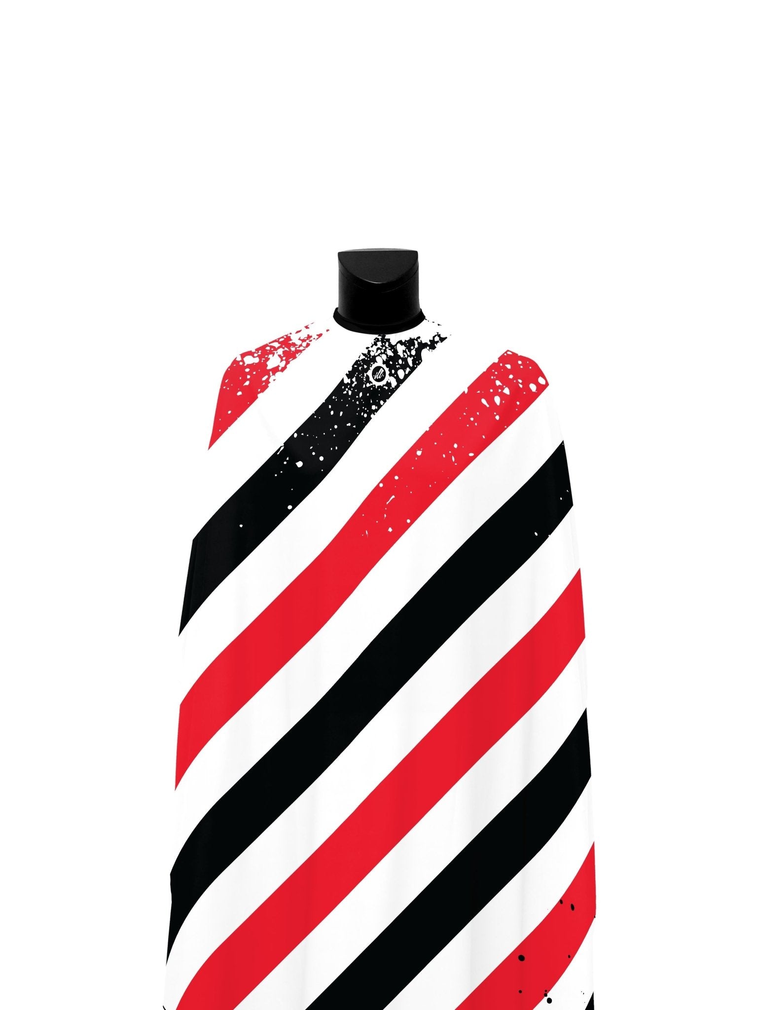 Red XL Pole Stripe PRO Cape - Illuzien