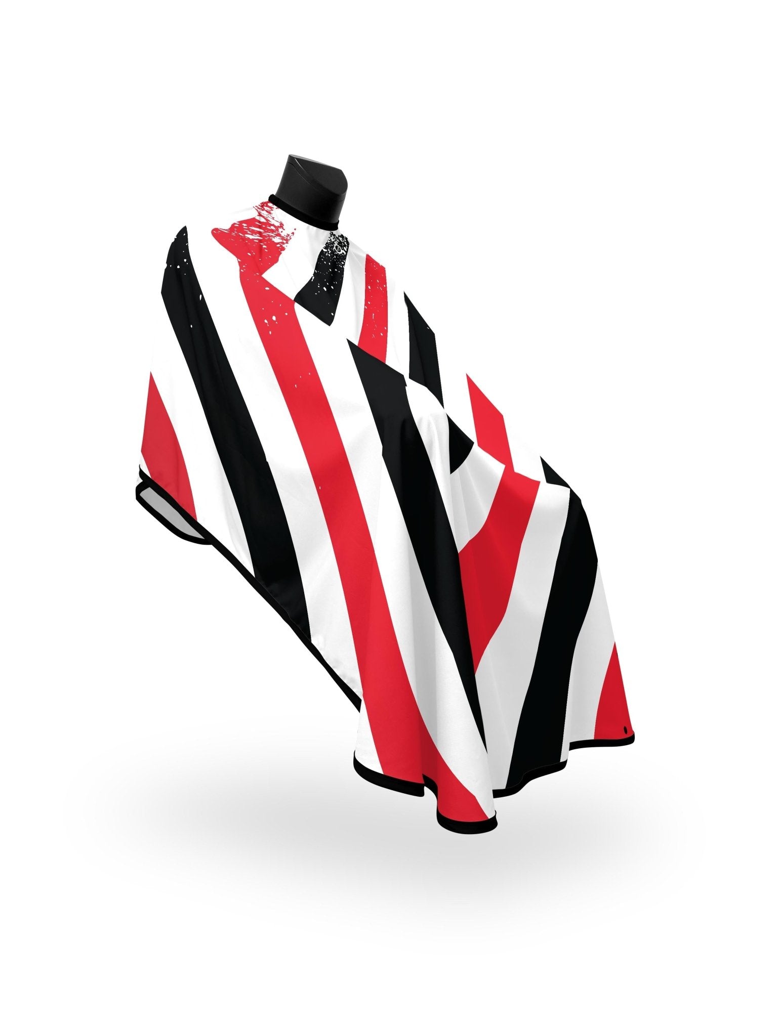 Red XL Pole Stripe PRO Cape - Illuzien