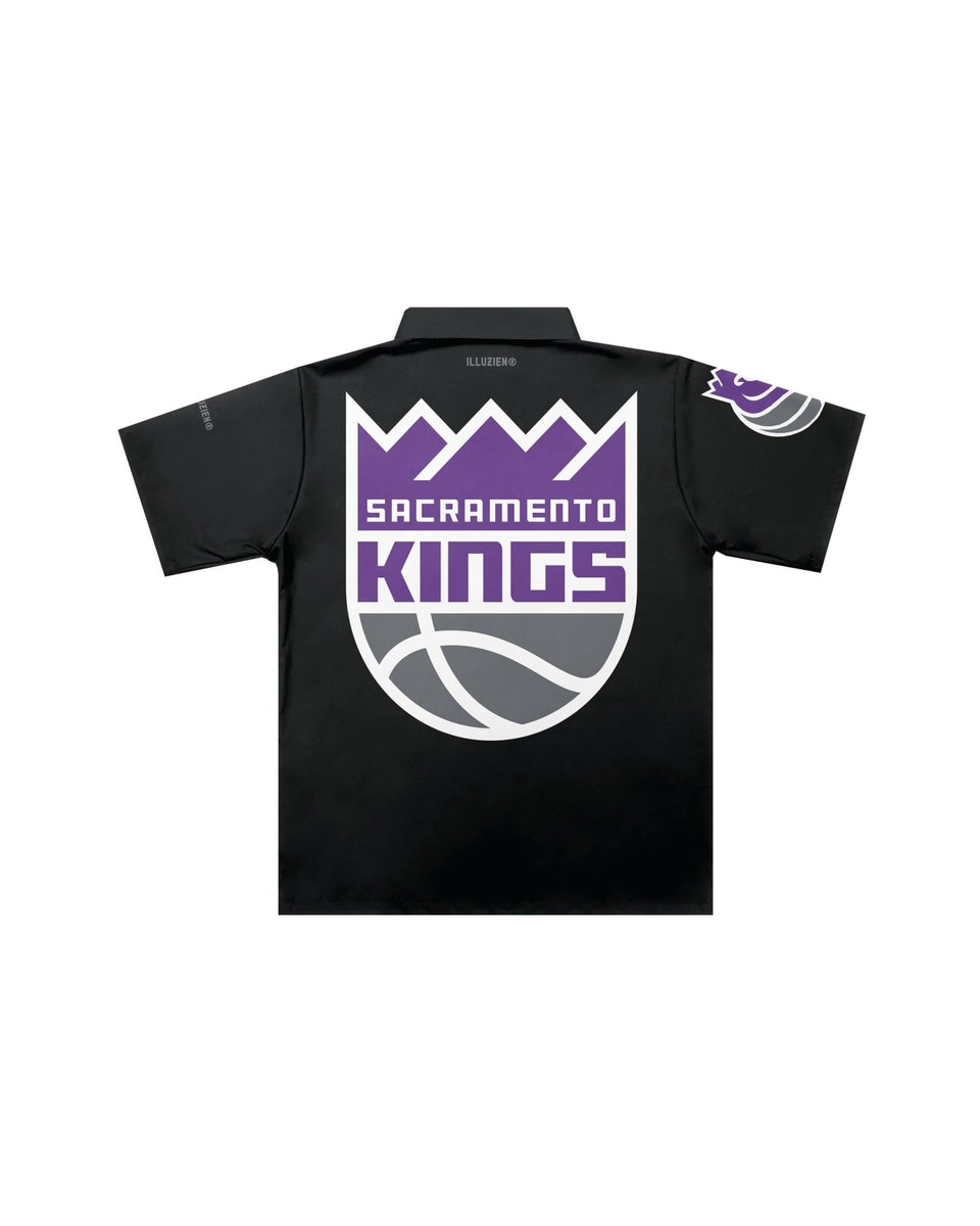 Sacramento Kings "Big Logo" Traditional Barber Jacket - Illuzien