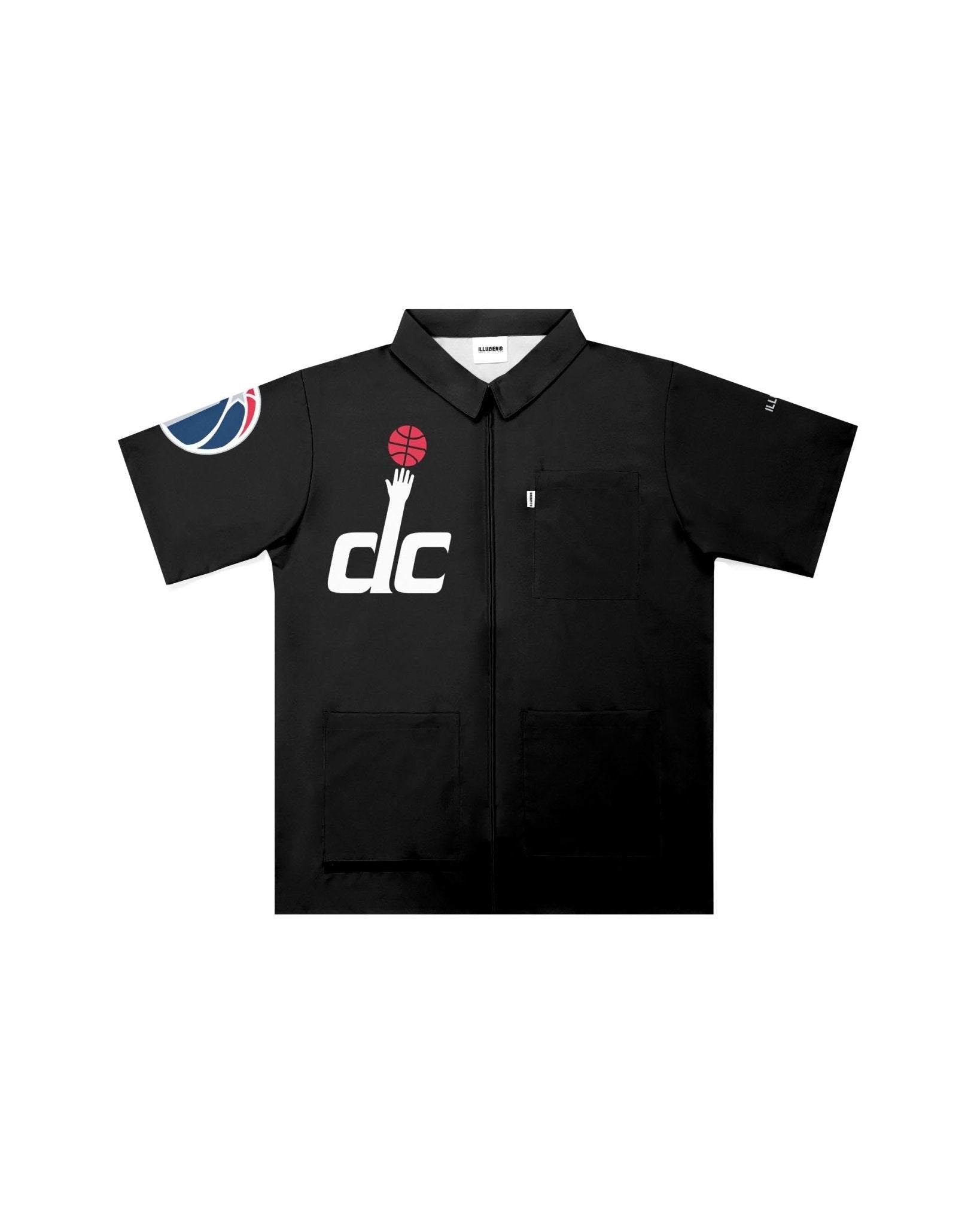 Washington Wizards "Big Logo" Traditional Barber Jacket - Illuzien