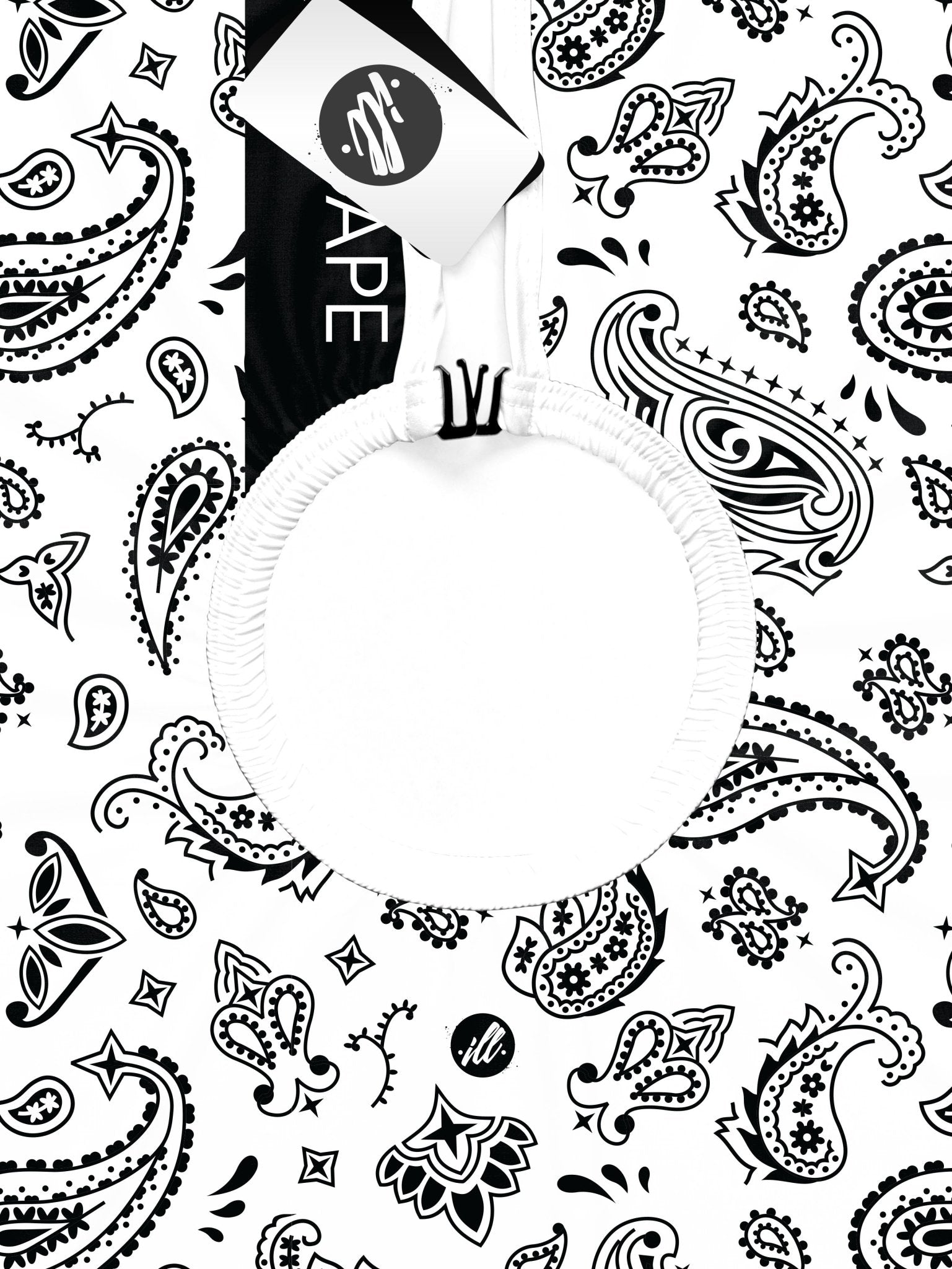 White Bandana PRO Cape - Illuzien